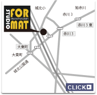 大阪市赤川　スタジオフォーマット　地図